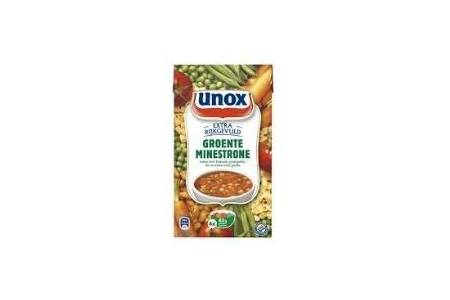 unox soep in pak minestrone