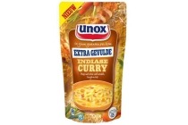 unox soep in zak indiase currysoep