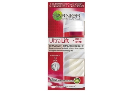 garnier ultralift serum dagcreme