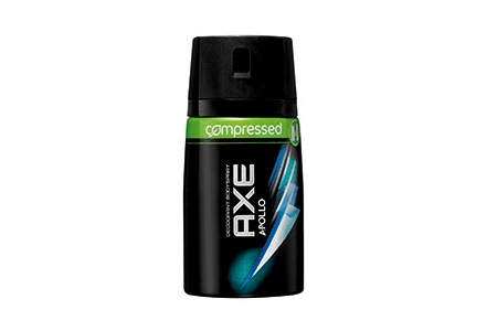 axe deodorant compressed