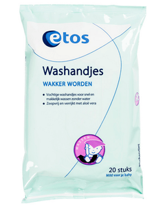 etos mijn baby wakker worden washandjes