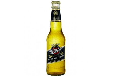 miller genuine draft bier fles