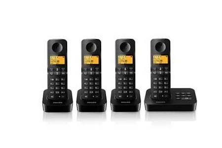 dect telefoon met 4 handsets