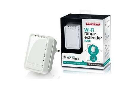 sitecom wifi wall mount range extender n300