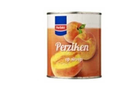 perfekt perzikken in siroop