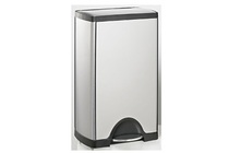 simplehuman afvalemmer mat rvs rectangular classic 38 liter