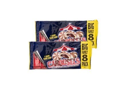 carousel biscuit big family 8 pack