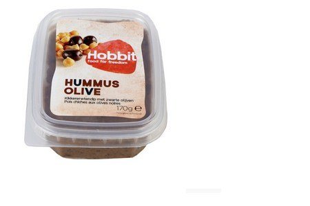de hobbit hummus olijf sandwichspread