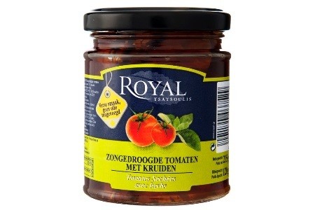 royal zongedroogde tomaten met kruiden