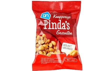 ah knapperige pindas gezouten