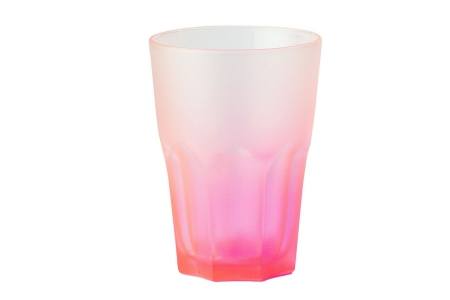 glas in neonkleur 40ml roze