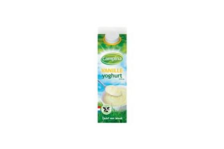 campina halfvolle vanilleyoghurt