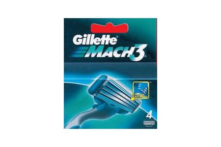 gillette mach3 4 pack scheermesjes