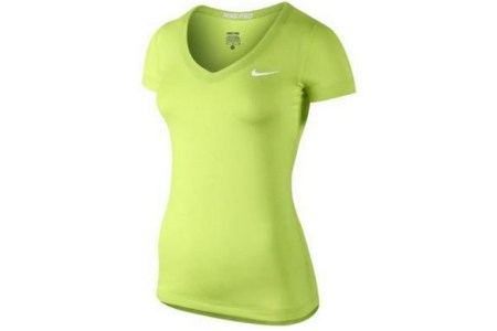 nike pro v neck