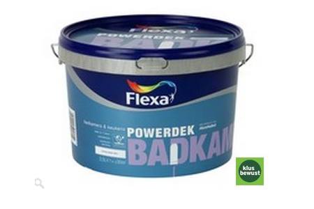 flexa powerdek voor badkamer en keuken