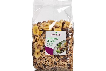 krokante muesli 40 noten en fruit