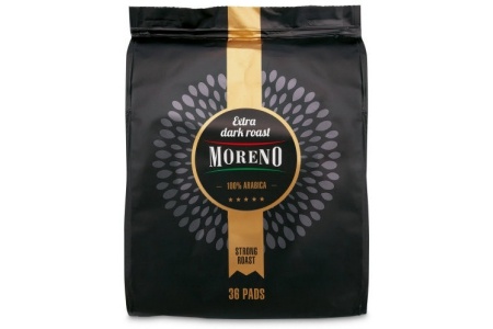 moreno extra dark roast koffiepads