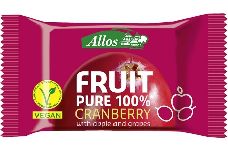 allos fruit pure 100 cranberry