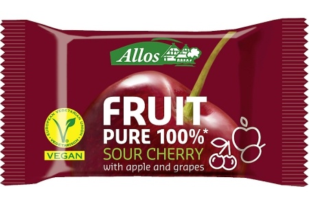 allos fruit pure 100 sour cherry