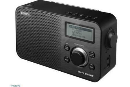 sony xdr s60dbp zwart