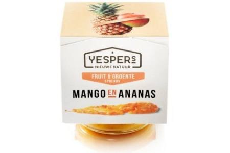 yespers nieuwe natuur fruit en amp groente spreads mango ananas