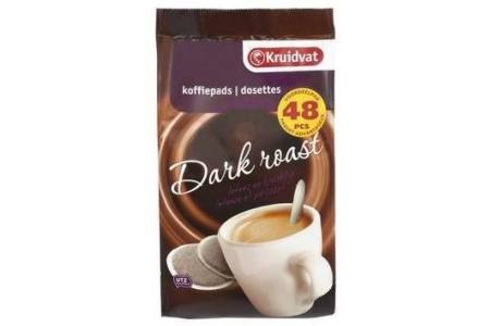 kruidvat dark roast koffiepads