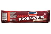 unox vlees rookworst magnetron