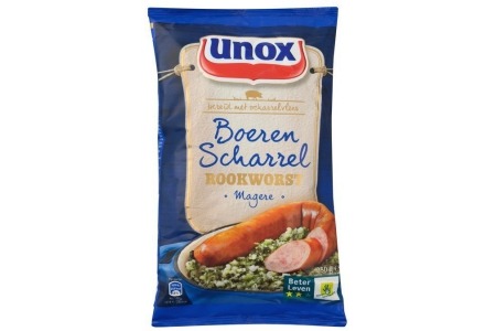 unox vlees boeren rookworst mager