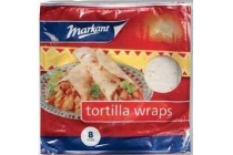 markant tortilla wraps