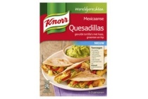 knorr wereldgerechten quesadillas