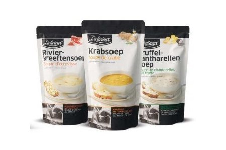 delicieux luxe soep in zak