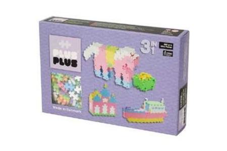 plus plus pastel 3 in 1 bouwset 480 stukjes