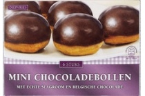 mini chocoladebollen