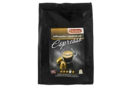 kruidvat koffiecapsules espresso