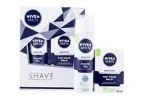 nivea shave sensitive kadoset