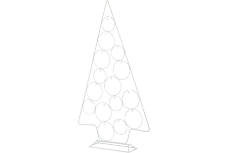 metalen kerstboom wit 77 cm