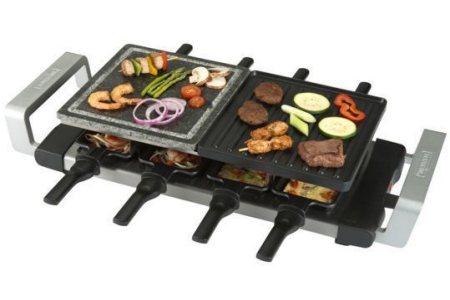 bourgini gourmet raclette stone grill