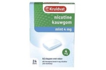 kruidvat nicotine mint 4mg kauwgom