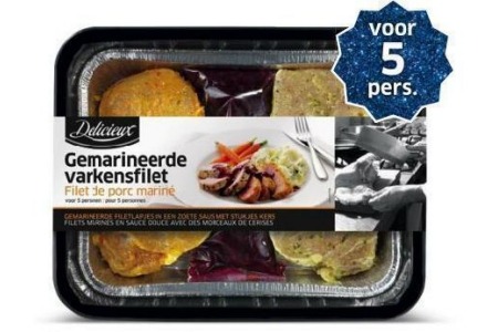 delicieux gemarineerde varkensfilet