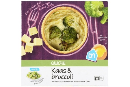 ah quiche kaas broccoli