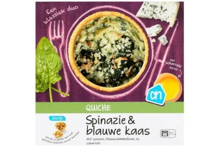 ah quiche spinazie blauwe kaas