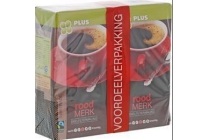 plus fairtrade koffie roodmerk