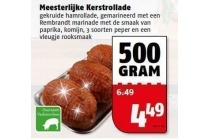 meesterlijke kerstrollade