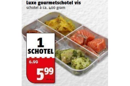 luxe gourmetschotel vis