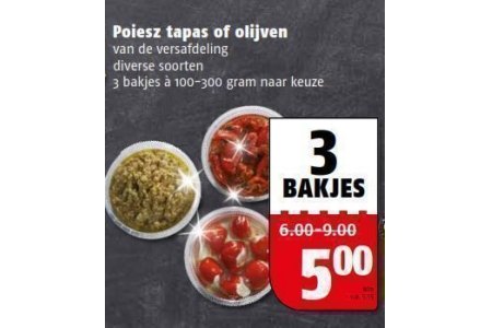 poiesz tapas of olijven