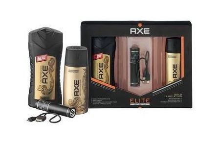 axe gold temptation powerbank geschenkset