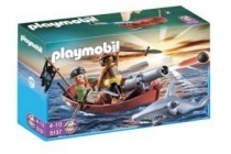 playmobil piratenroeiboot met hamerhaai