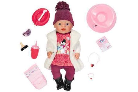 baby born interactieve pop in winteroutfit