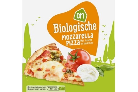 ah biologische pizza mozzarella