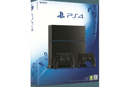 sony playstation 4 1tb twee controllers